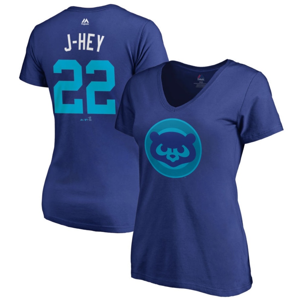 Cubs T-Shirt Player's Weekend - #22 J-Hey - Large